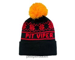 pit viper dublin Pom Pom Beanie Black ZJ8628229